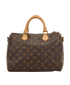 Speedy Bandouliere 30, &pound;825, Handbags, Brown, Canvas, Back view